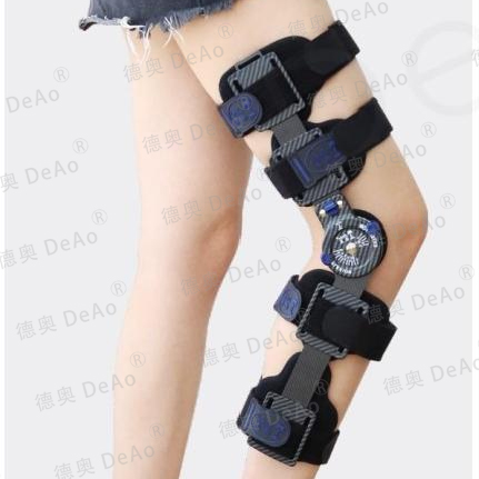 DA334-7 护膝(带锁定，碳纤)